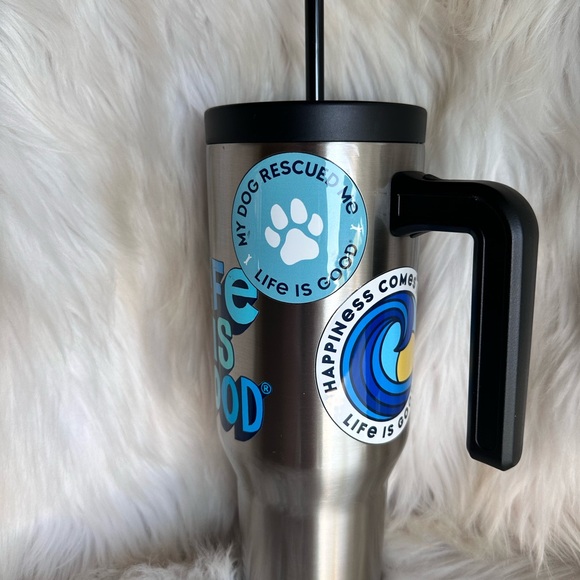 LIFE IS GOOD STAINLESS STEEL BOTTLE - Picture 10 of 14